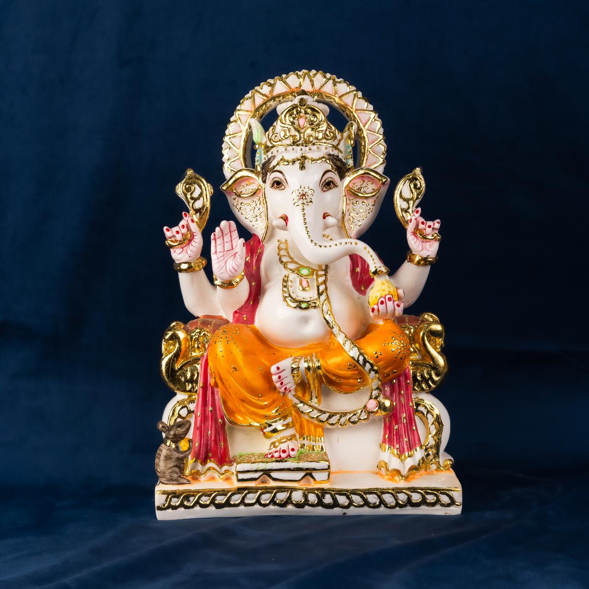 Lord Ganesha Choki Murti
