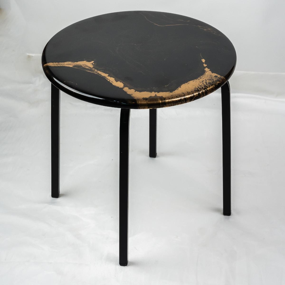 Countertop Tables - Round Black