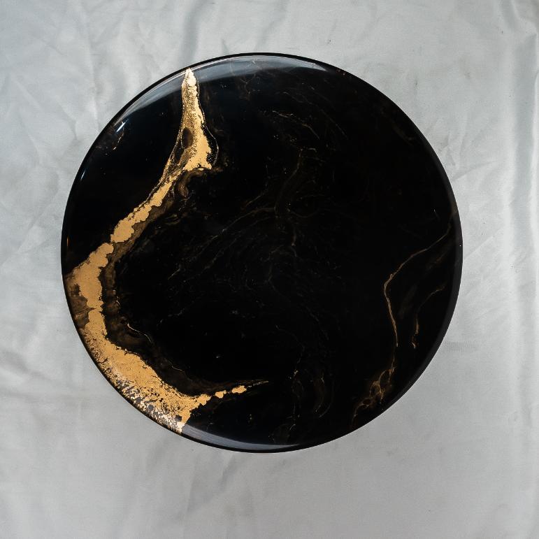 Countertop Tables - Round Black