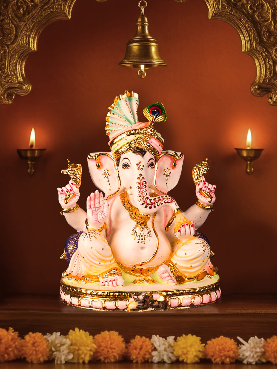 Lord Ganesha Pagdi Murti