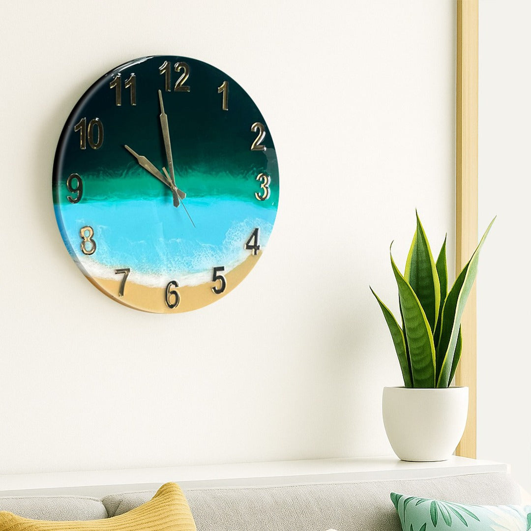 Wall Clock - Beach Sea & Sand