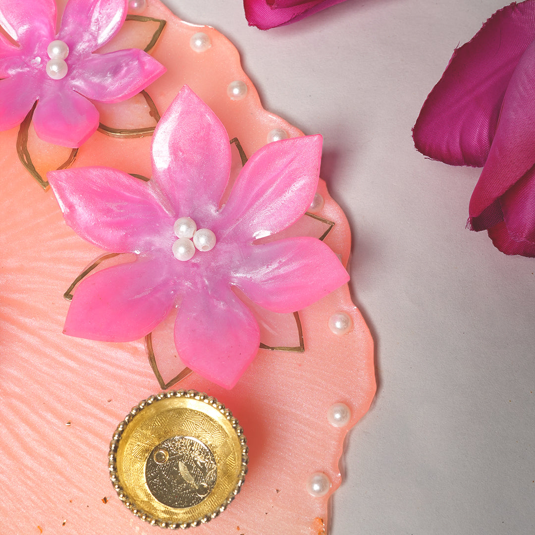 Resin Pooja Thali 8 inch