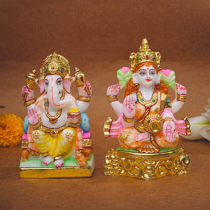 Mini Ganeshji - Lakshmiji - 4 Inch
