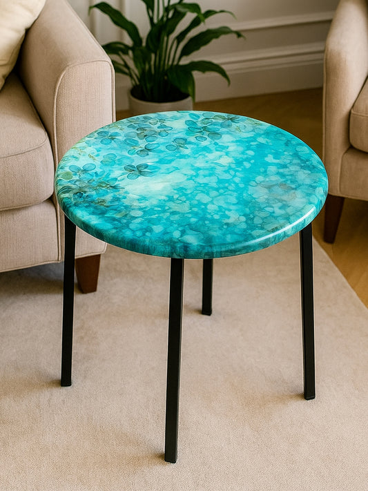 Countertop Tables - Round Blue