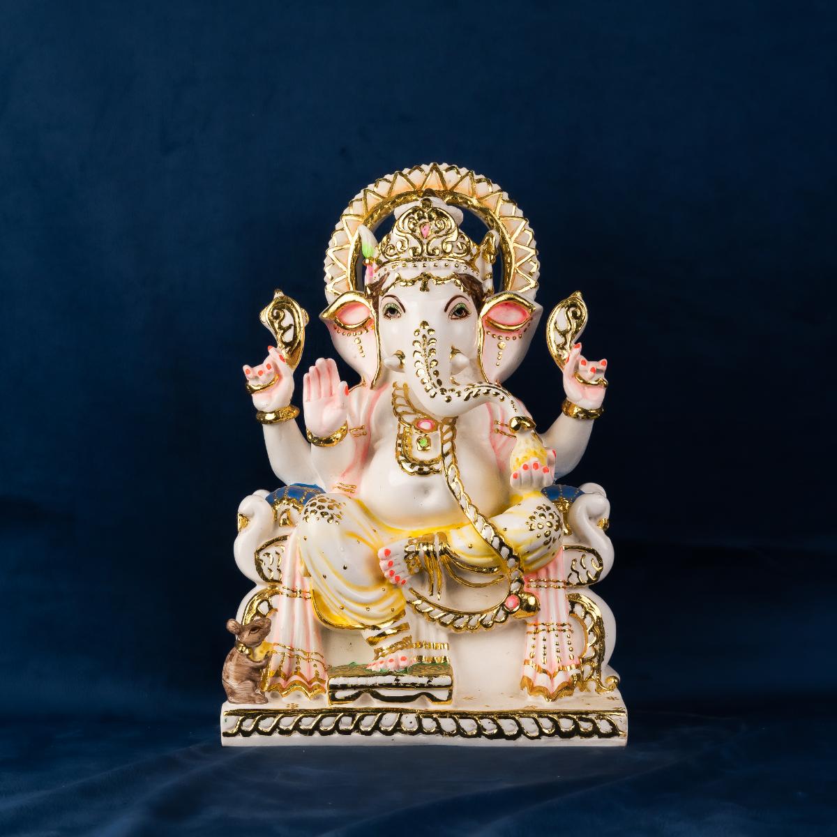 Lord Ganesha Choki Murti