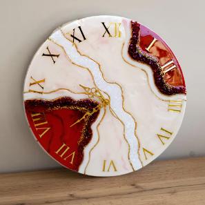 Wall Clock - Regal Red