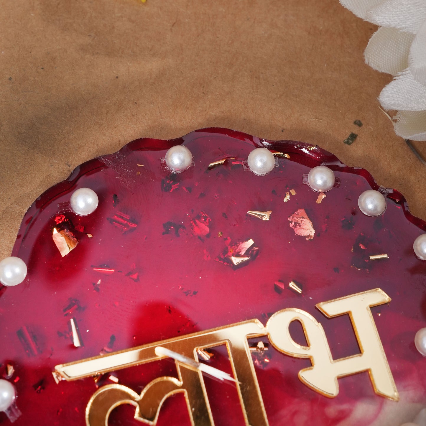 Resin Shubh Laabh Red