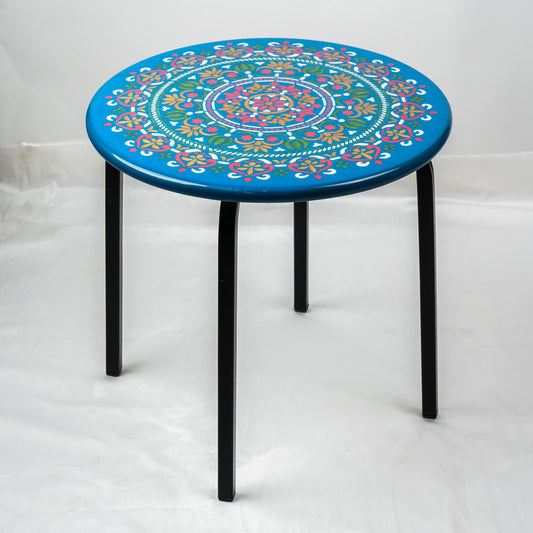 Countertop Round Inlay Table- 24 inch