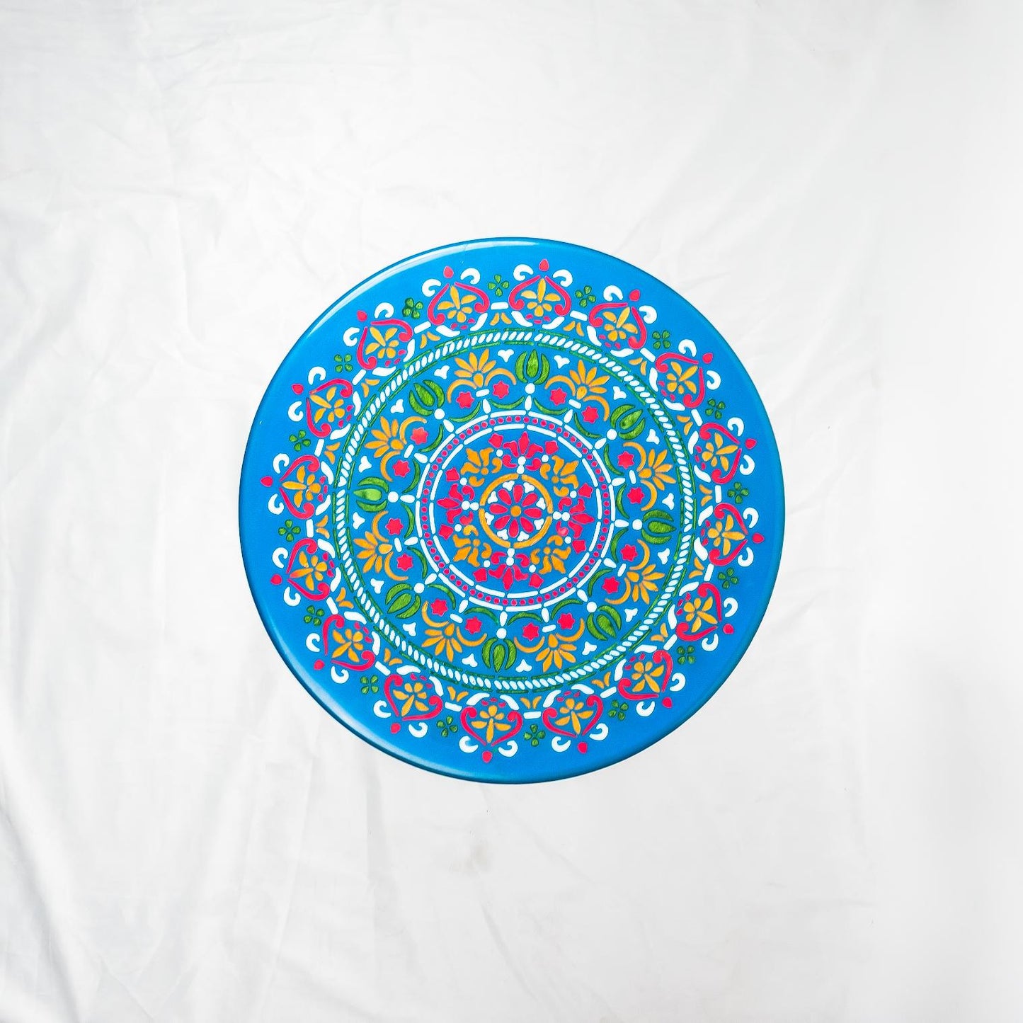 Countertop Round Inlay Table- 24 inch