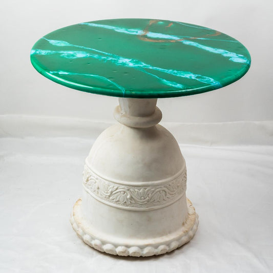 Countertop Tables - Round Sea Green