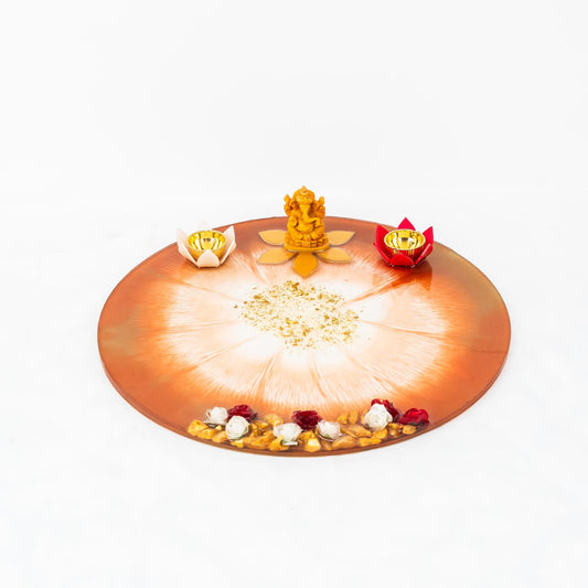 Resin Pooja Thali