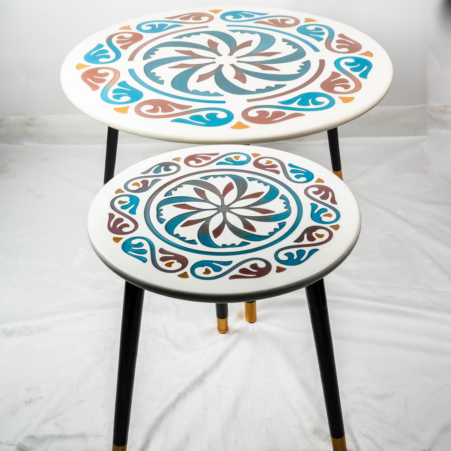 Countertop Tables Round Inlay Tables-18 inch