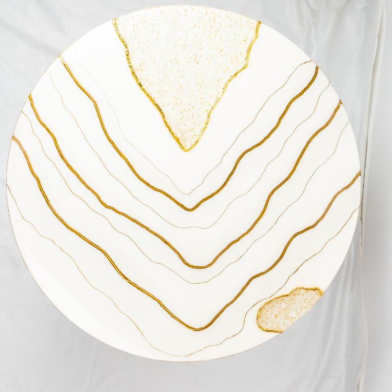 Countertop Tables - Round Ivory