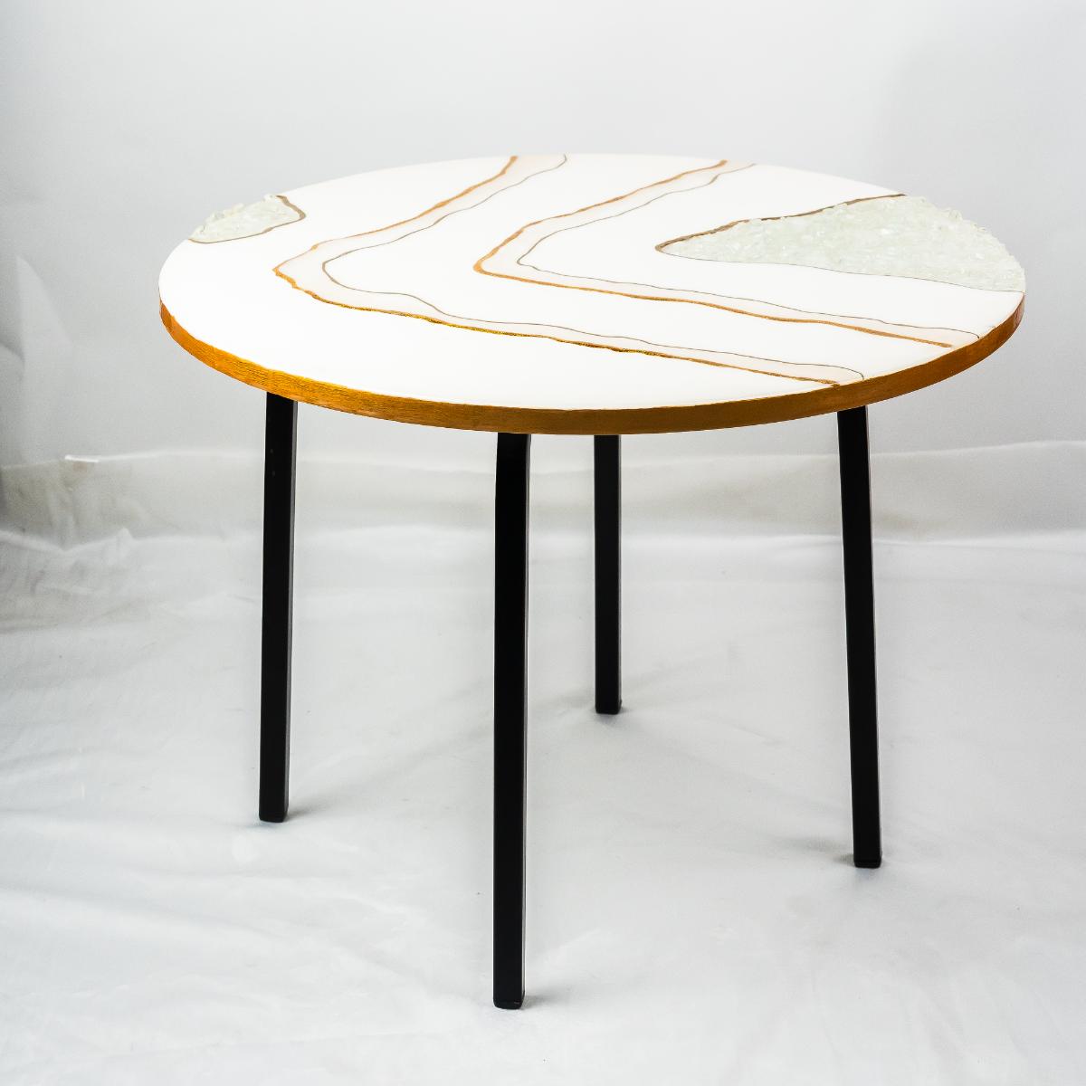 Countertop Tables - Round Ivory