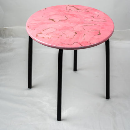 Countertop Tables - Round Pink