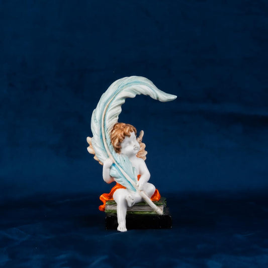 Roman Figurine Feather Boy