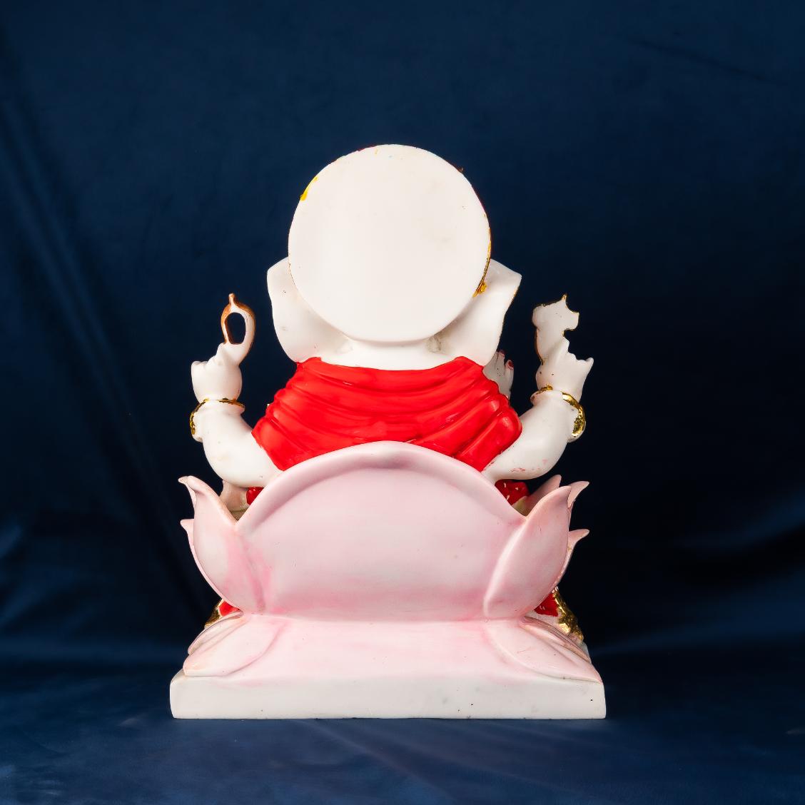 Lord Ganesha Lotus Murti