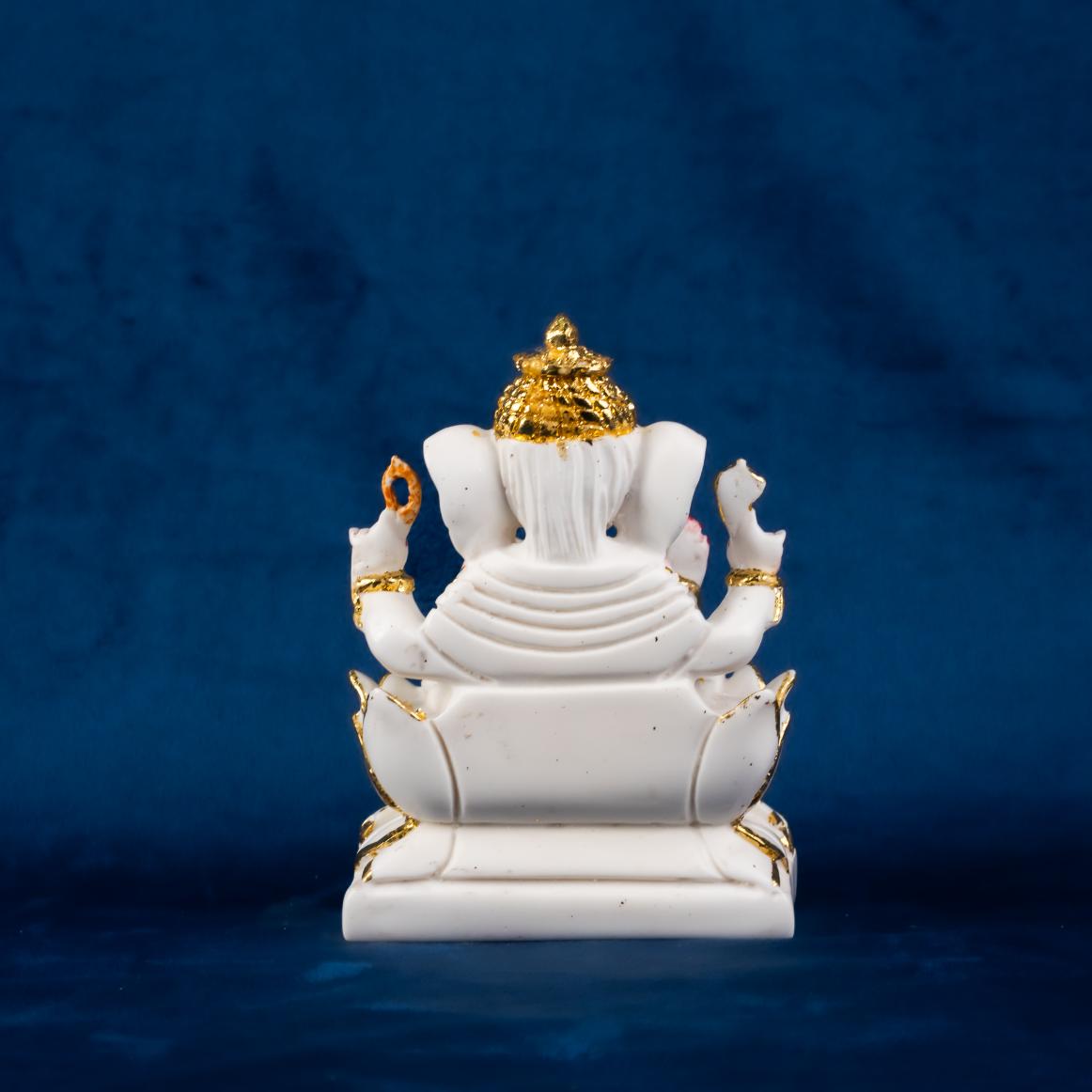 Lord Ganesha Lotus Murti