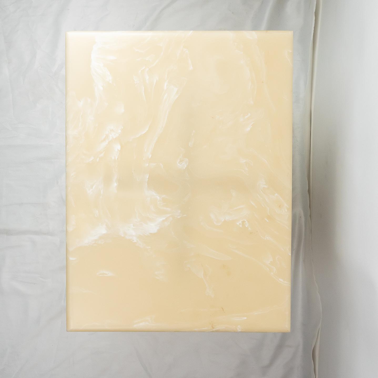 Countertop Resin Coated Tables-Ivory