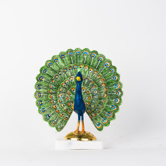 Peacock Sculpture