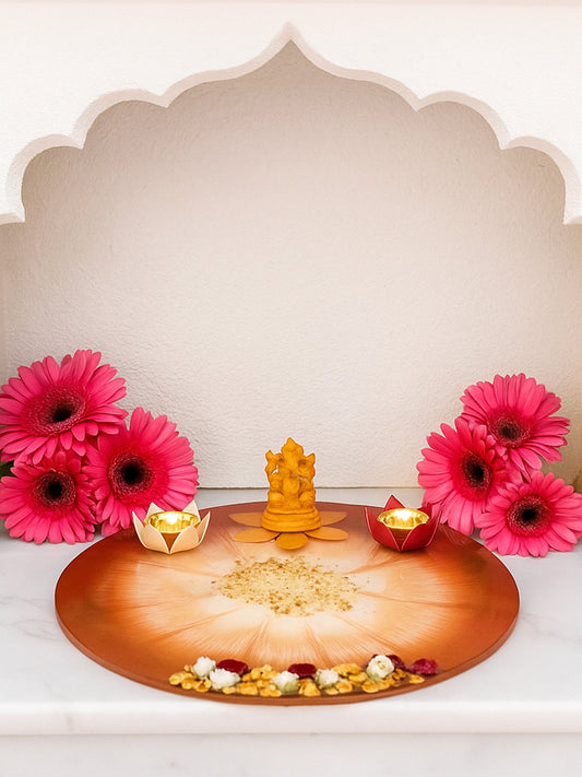 Resin Pooja Thali