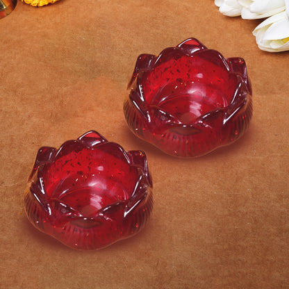 Resin Tealight candle holder Set of 2