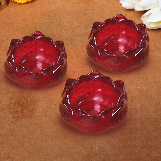 Resin Tealight candle holder Set of 3