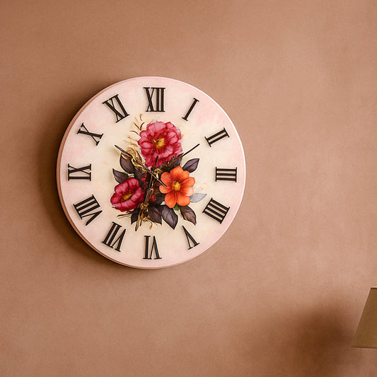 Wall Clock - Floral