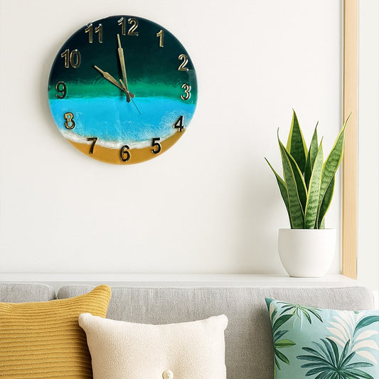 Wall Clock - Beach Sea & Sand