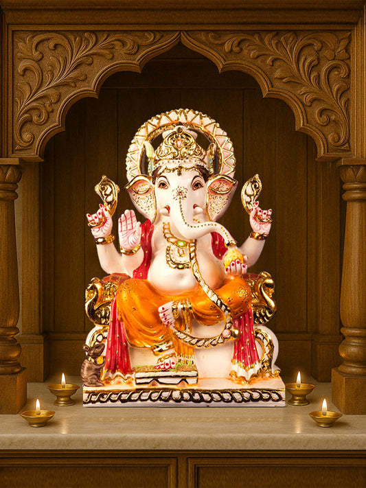 Lord Ganesha Choki Murti