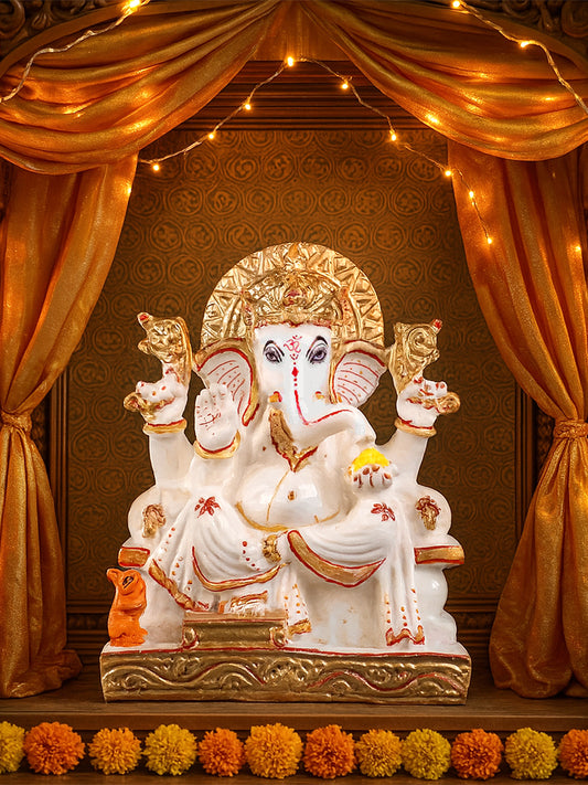 Lord Ganesha Choki Murti